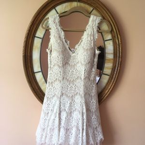 Betsy & Adam. Lacy & Cute Mini Party Dress. 4